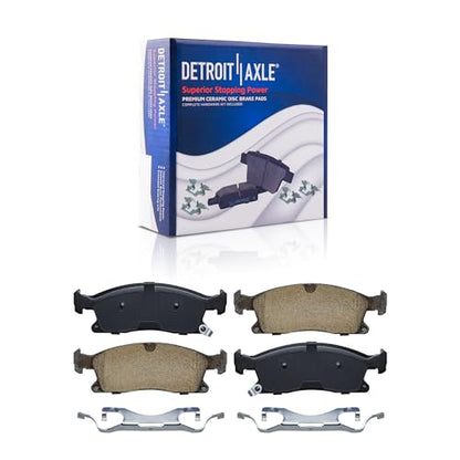 Detroit Axle - 8pc Brake Kit for Mercedes-Benz ML250 ML350 ML400 GLE350 - size: 8PR53527/KIT