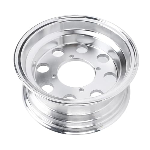 Qqmora 8 Inch Motorcycle Rear Wheel Rim High Performance Fine Polished Aluminum Alloy Wheel Hub for Monkey Z50 Z50R Z50J Mini Bike