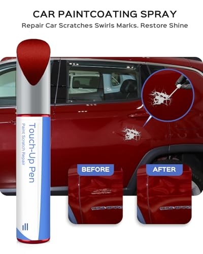 PRV/NRV Velvet Red Pearl Touch Up Paint Compatible with Jeep Exact Match Chips and Nicks Touch Up - color: Velvet Red Pearl(PRV/NRV) Compatible with Cherokee/Compass/Grand-Cherokee/Grand-Wagoneer/Wagoneer
