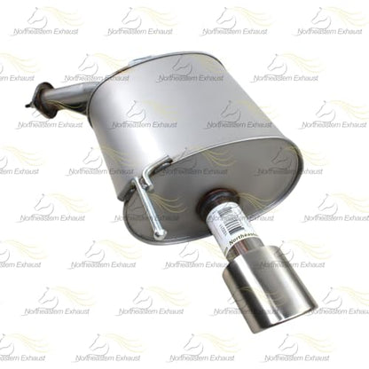 Northeastern Exhaust | Stainless Steel Front Y-Pipe, Resonator and Pair of Mufflers Exhaust System Kit Compatible for Infiniti M37 2011-2013 3.7L | Free Gaskets and Clamps Included