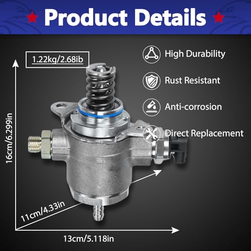 High Pressure Fuel Pump HM10023 Fit for Audi A4 Q5 A6 A5