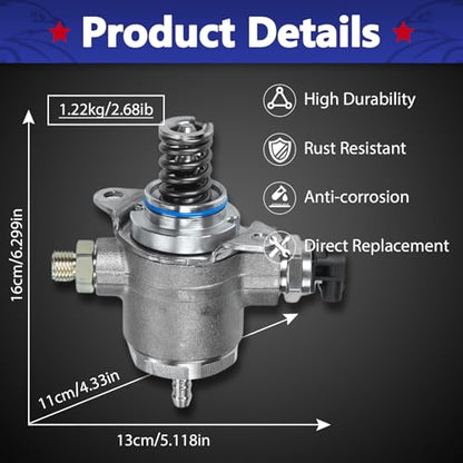 High Pressure Fuel Pump HM10023 Fit for Audi A4 Q5 A6 A5