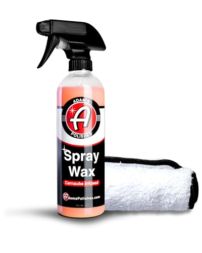 Adam's Polishes Spray Wax Kit - Advanced Carnauba Car Wax | Car Spray Polish | During Car Wash Paste Wax Clay Bar & Buffer Polisher For Ultimate Protection On Paint Wheels Windows | Cleaning Supplies - size: 8 Fl Oz (Pack of 2)
