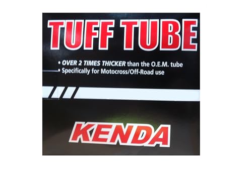 Kenda 64405293 Heavy Duty Motorcycle Tube - 90/100-16(3.50-16) TR-6 , black