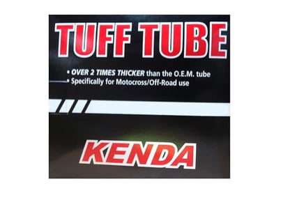 Kenda 64405293 Heavy Duty Motorcycle Tube - 90/100-16(3.50-16) TR-6 , black