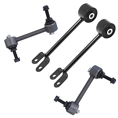Detroit Axle - Rear 4pc Trailing Arms Kit for 2011-2018 Ford Explorer - size: 4CS48066/4PC