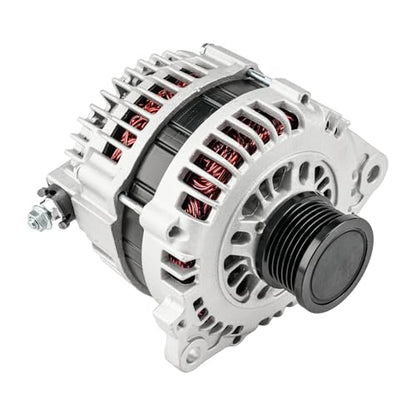 KAC Alternator Compatible With Nissan for 2008-2012 Rogue (110 Amp; Hitachi Unit) 11163N 12V CW 6-Groove Pulley - size: 11163N
