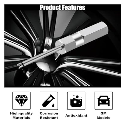 GLSOWEE Valve Core Removal Tool, No Scratch Valve Stem Removal Tool Tire Valve Stem Puller Tool, Car Tire Repair Install Tool for Schrader Valve Cores (2PCS) - size: 2PCS