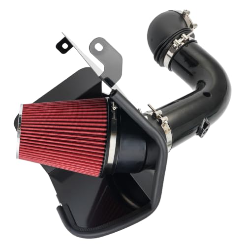 PHILTOP 4" Cold Air Intake Kit for 2003-2007 Dodge Ram 3500 5.9L - color: Red, size: 2003-2007 Dodge Ram 2500 5.9T