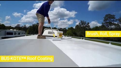 BUS-PRIME Roof Coating Primer - Clear (1 Gallon) - size: 128 Fl Oz (Pack of 1)