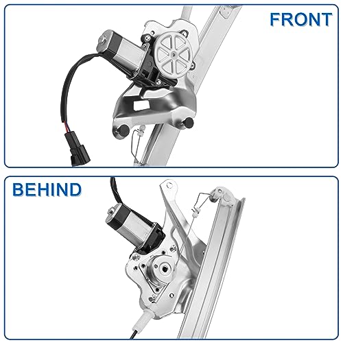 Obaee Window Regulator with Motor Front Right Passenger Side, OE 741-761 - size: Front Right Passenger Side