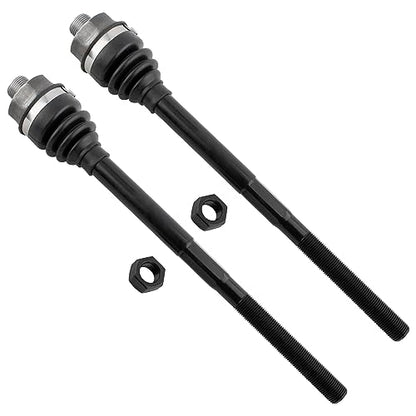 BOXI (Set of 4) 2x Front Inner Tie Rod Ends + 2x Front Outer Tie Rod Ends Fit for Chevrolet Silverado GMC Sierra 2500 HD 3500 HD 2011 2012 2013 2014 2015 2016 2017 2018 2019 |Replace EV800935 ES800901