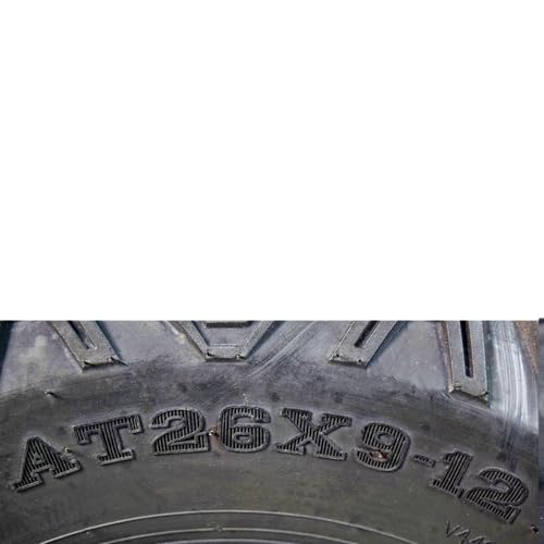MASSFX 26x9-12 Front & 26x11-12 Rear ATV Tire Set 6-Ply 1/2" Tread 4-Pack