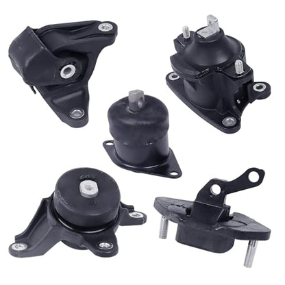 Engine Motor Mounts Set - Compatible with 2008-2012 Honda Accord 2.4L, 2009-2013 Acura TSX 2.4L A4561 A4565 A4570 A4572 A4584 Set of 5 - size: Accord 2.4L 08-12