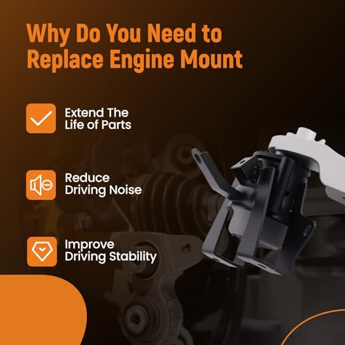 maXpeedingrods 3PCS Engine Motor & Transmission Mount Kit Replaces 2910A106 Compatible for Mitsubishi Mirage 1.2L 2014–2022, Mirage G4 2017–2022 - style: 2910A106