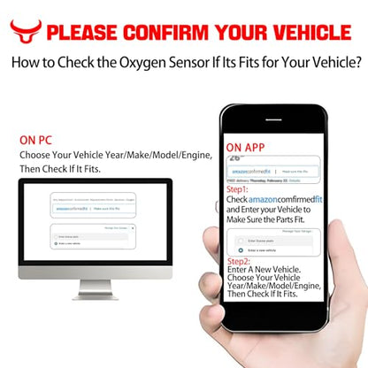 2Pack 234-4076 with 234-4078 Oxygen O2 Sensor Upstream and Downstream for Cherokee Grand Cherokee Jeep Wrangler 4.0L (234-4076 234-4078)