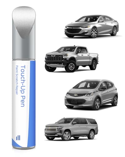 GAN/9W5/WA636R/WA8636/17 Ice/Quick Silver/Switchblade Met Touch Up Paint Compatible with Chevrolet Exact Match Chips and Nicks Touch Up - color: Ice/Quick Silver/Switchblade Met(GAN/9W5/WA636R/WA8636/17) compatible with All Models