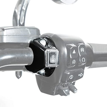 TCT-MOTORPARTS Black Clutch Bracket Control Switch Button Fits for Harley Touring Electra Glide