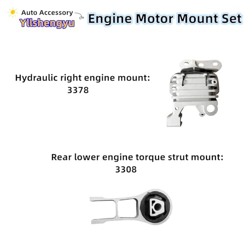 Engine Motor Transmission Mount Kit for Cherokee 2014-2021 2.4L - size: Cherokee 2014-2021 2.4L