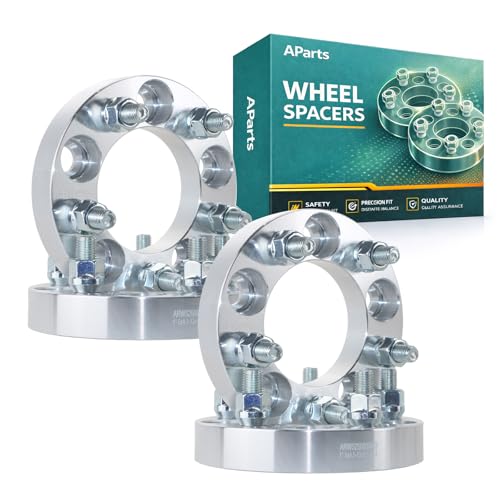 AParts 5x4.5 Hubcentric Wheel Spacers 1", 82.5mm Hub Bore, M12x1.5 Studs, Forged Aluminum Wheel Spacers Compatible with for Acura CL 2001-2003, for Acura ILX 2013, for Acura Legend 1991-1995, for Acur - size: 1"-5x4.5-82.5mm-M12x1.5