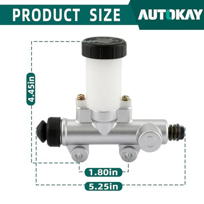 AUTOKAY Hammerhead 80T TrailMaster MID 6.000.305 XRS XRX Go Kart Brake Master Cylinder