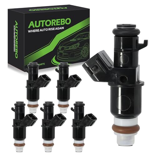 Fuel Injectors Set of 6 Compatible with Honda Accord Pilot Odyssey Ridgeline & Acura MDX TL & Saturn Vue, 3.0L 3.5L # FJ485 FJ472 800-1492N 8001492N 16450-RCA-A01 16450RCAA01 16450-RGL-A01 16450RGLA01 - size: FJ485