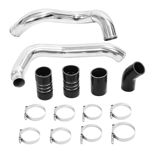 Intercooler Pipe Compatible with 2003-2007 F-250 F-350 F-450 F-550 - color: Silver