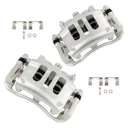 cciyu Front Left & Right Disc Brake Calipers Assembly 18B4841 18B4840 - size: Front[18B4841+18B4840]