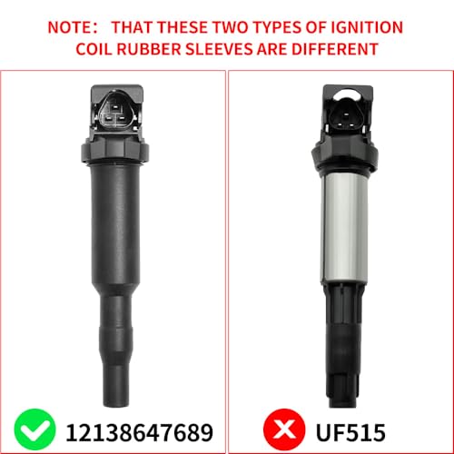 6 Packs UF592 Ignition Coils Pack 12122158253 Spark Plugs Compatible with BMW 128i 325i 328i 328xi 330i 525i 525xi 528i 528xi 530i X3 Z4 2006 2008 2007-2012 Replace# 0221504470 12137594937 - size: UF592