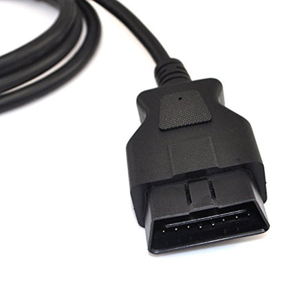 iKKEGOL 9.8ft 3M OBD 2 OBD II 16 Pin Car Male to Female Extension Cable Diagnostic Extender - size: 9.8Ft/3M