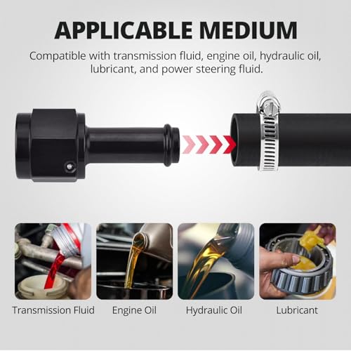 EVIL ENERGY 3/8" Transmission Oil Cooler Hose 20FT 250PSI SAE J1532 - size: 3/8 20FT