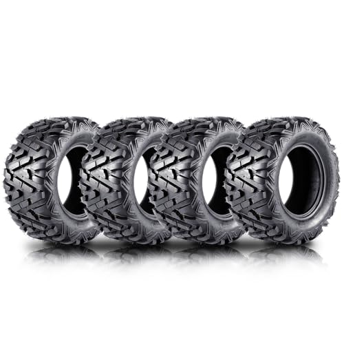 GarveeTech Pack of 4 Off-Road 19x7-8 & 18x9.5-8 ATV/UTV Tires - size: 19x7-8 & 18x9.50-8, style: Pattern 518