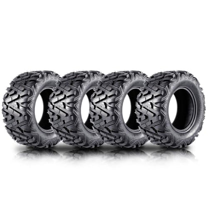 GarveeTech Pack of 4 Off-Road 19x7-8 & 18x9.5-8 ATV/UTV Tires - size: 19x7-8 & 18x9.50-8, style: Pattern 518