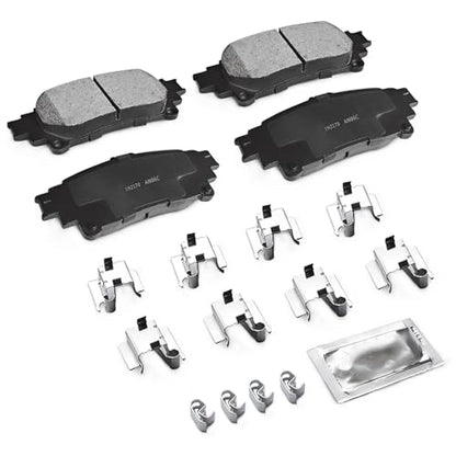 MILLISEC BC1391 Quiet Rear Ceramic Brake Pad Set for GS Turbo/GS200t/GS350 - size: 1H 2170