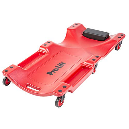 Pro-LifT Mechanic Plastic Creeper 40 Inch Red - color: Red