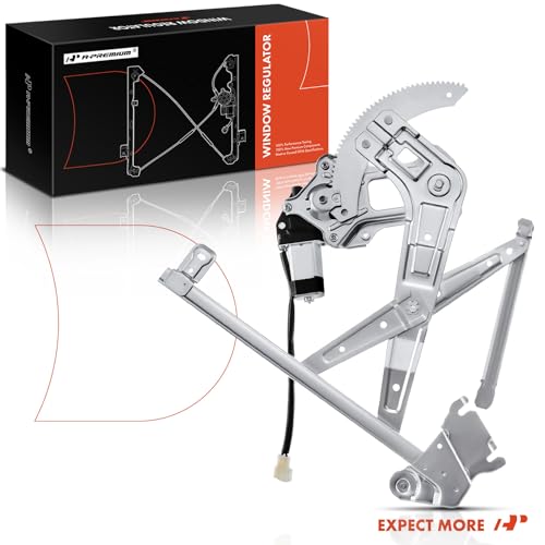A-Premium Front Driver Side Power Window Regulator with Motor (2-Pin) - style: Front Driver