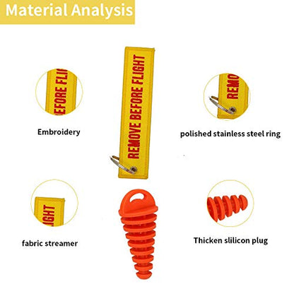 0.6"-1.5" Wash Plugs, Mufflers Exhaust Silencer Motorcycle Dirt Bike,Orange - color: Orange