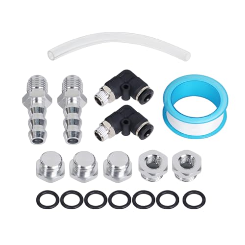 LokoCar Coolant Expansion Reservoir Tank 1L Universal Aluminum Silver - color: Silver, size: 1 Litre