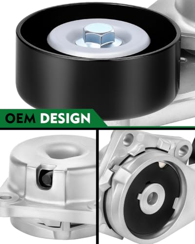 Belt Tensioner Assembly with Pulley for:-Ford F150 for:-Mustang - size: 38274