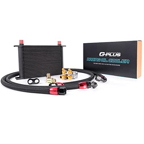GRAND ORANGE Engine Racing Oil Cooler Thermostat Adaptor 25 Row AN10 Kit - size: 25 Row 10 AN +Thermostat Plate
