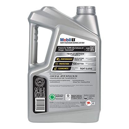 Mobil 1 Full Synthetic Motor Oil 5W-30 | Advanced Formula | 5 Quart | Pack of 2 - size: 5 Quart (Pack of 2), style: Full Synthetic