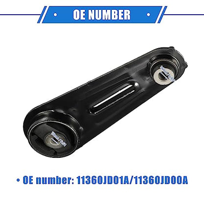 Engine Mount Compatible for Nissan Rogue 2008-2015, Anti Deform Metal Black No.11360JD01A/11360JD00A Mount Bracket