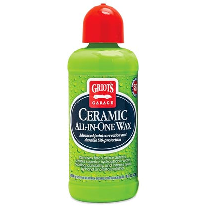 Griot’s Garage Ceramic All-In-One Wax for Car Waxing, Trucks, and RVs, Ideal for Defect Removal and Paint Protection, 16 Oz, 10895 - size: 16 Fl Oz (Pack of 1)