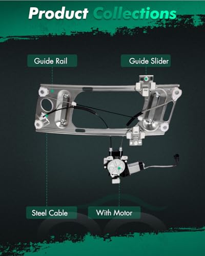 SCITOO Power Window Regulator With Motor For Chevrolet For Monte Carlo - size: 741-810-Front Driver Side