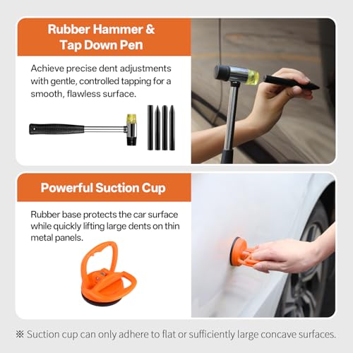 Paintless Dent Repair Kit for Car, PDR Paintless Dent Removal Tools