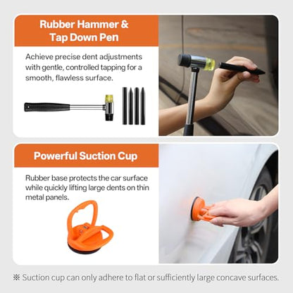Paintless Dent Repair Kit for Car, PDR Paintless Dent Removal Tools