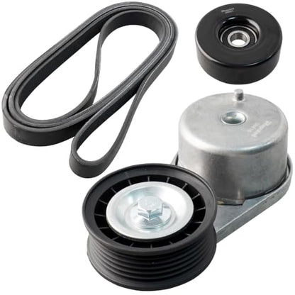 38416 Engine Belt Tensioner Serpentine Belt Drive Idler Pulley Kit - size: 90K-38416