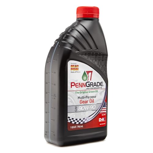 Penn Grade 1, 77296, Classic Multi-Purpose GL-4 Gear Oil SAE 80W-90, 1 Quart (2 Pack)