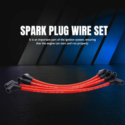 4PCS Marine Spark Plug Wire Set Replacement #18-8839 9-28092 - style: 18-8839
