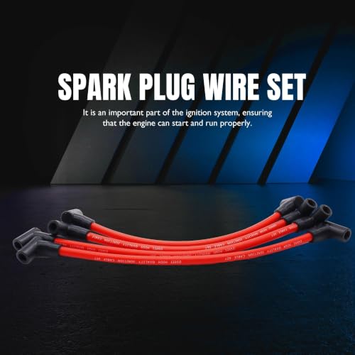 4PCS Marine Spark Plug Wire Set Replacement #18-8839 9-28092 - style: 18-8839